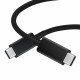 Samsung EP-DX510JBE - Câble USB Type-C Vers USB Type-C (5A - 1,80m) Noir - En Vrac