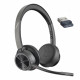 Caque Sans Fil Poly Voyager 4320 MS - (Stéréo - Bluetooth - USB-A) Noir