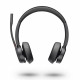Caque Sans Fil Poly Voyager 4320 MS - (Stéréo - Bluetooth - USB-A) Noir