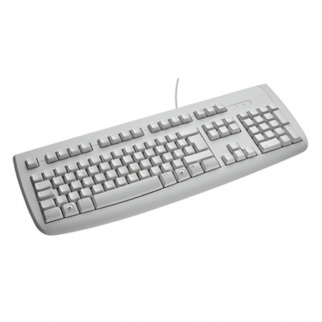 Logitech Deluxe Keyboard (Clavier AZERTY) Blanc