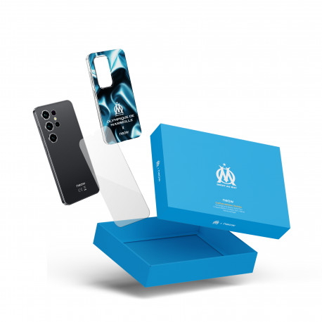 NEOW Safe Plus, Pack OM (Smartphone pour adolescent - 6.6'' - 128 Go, 4 Go RAM) Noir