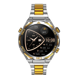 Blackview W90 Pro (Montre connectée - 1.43'' - Appels Bluetooth) Argent