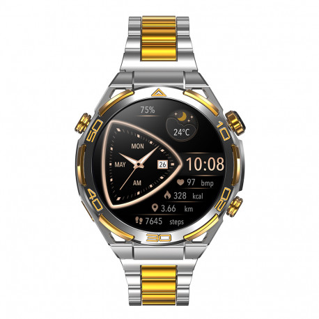 Blackview W90 Pro (Montre connectée - 1.43'' - Appels Bluetooth) Argent