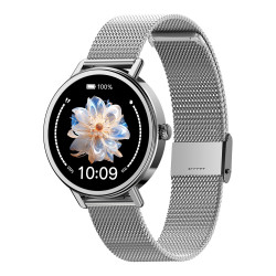 Blackview X30 (Montre connectée - 1.26'' - Appels Bluetooth) Argent