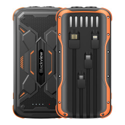 Blackview Terra 20 (Batterie externe - torche - multicables - 20000 mAh) Orange