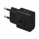 Samsung EP-T2510EBE - Adaptateur Secteur USB Type C (25W, Fast Charge, Noir) - Original, Bulk